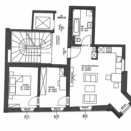 Apartamento Schee - Stilvolle & Zentrale Mit Privatparkplatz Nördlingen